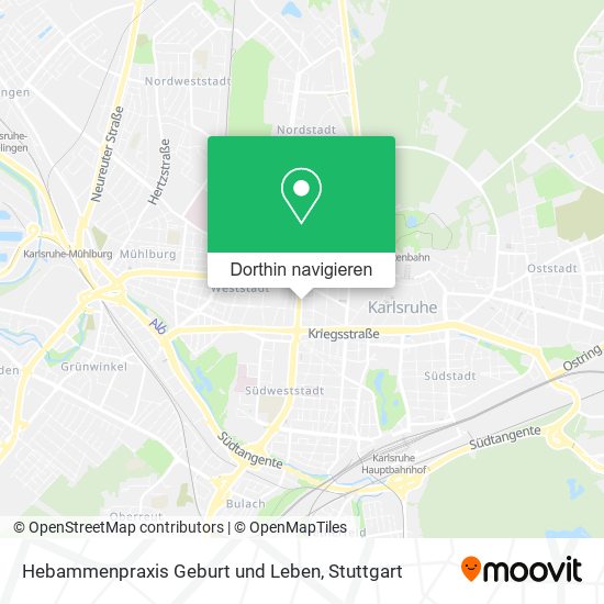 Hebammenpraxis Geburt und Leben Karte