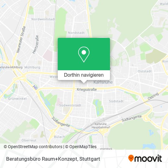 Beratungsbüro Raum+Konzept Karte