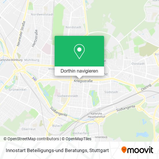Innostart Beteiligungs-und Beratungs Karte