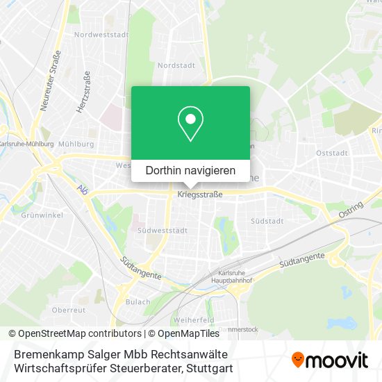 Bremenkamp Salger Mbb Rechtsanwälte Wirtschaftsprüfer Steuerberater Karte