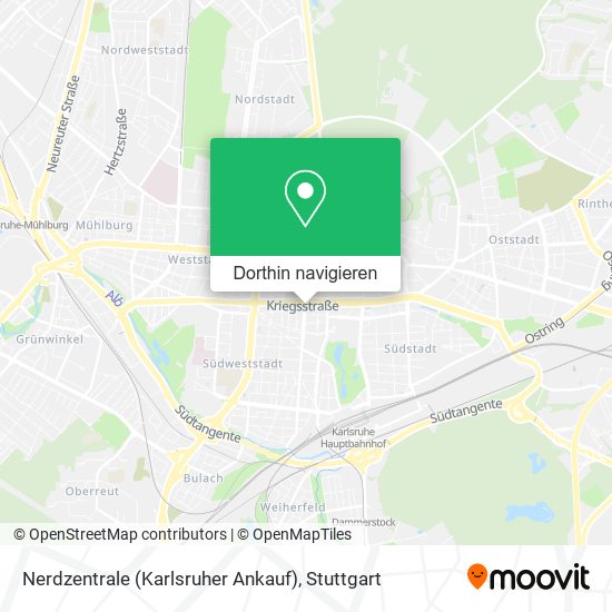 Nerdzentrale (Karlsruher Ankauf) Karte