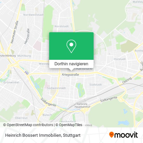 Heinrich Bossert Immobilien Karte