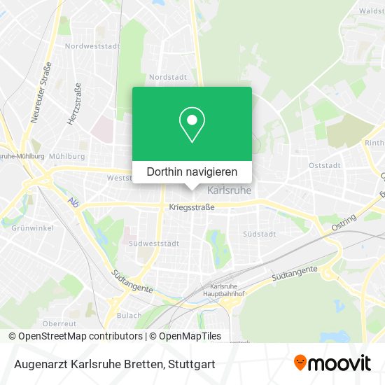 Augenarzt Karlsruhe Bretten Karte