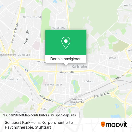 Schubert Karl-Heinz Körperorientierte Psychotherapie Karte