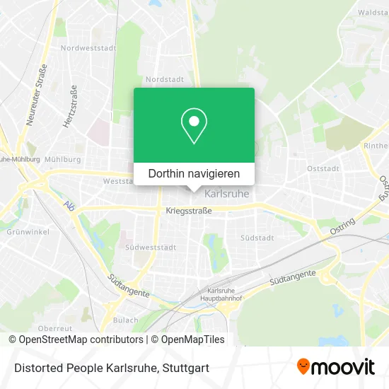 Distorted People Karlsruhe Karte