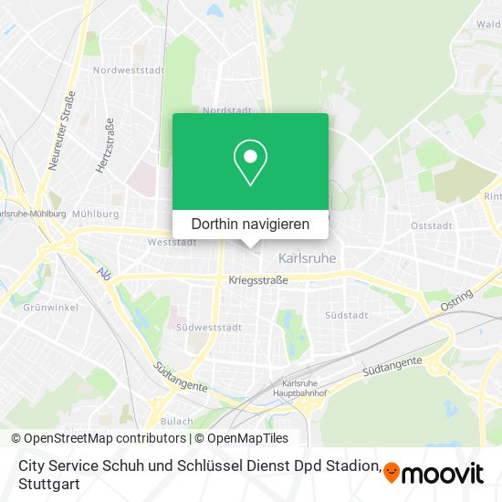 City Service Schuh und Schlüssel Dienst Dpd Stadion Karte