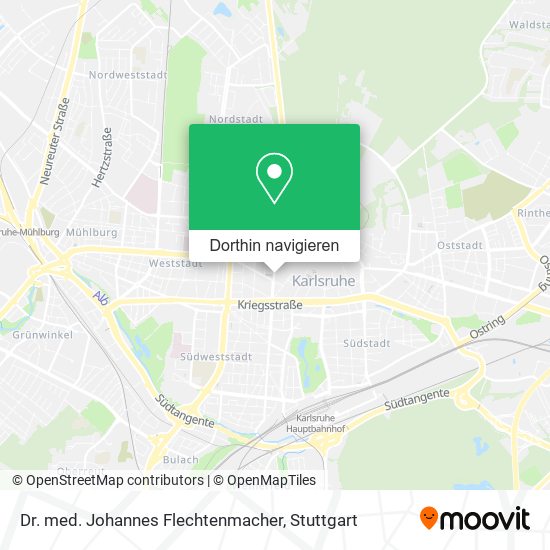 Dr. med. Johannes Flechtenmacher Karte