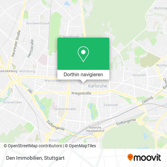 Den Immobilien Karte