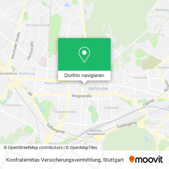 Konfraternitas Versicherungsvermittlung Karte