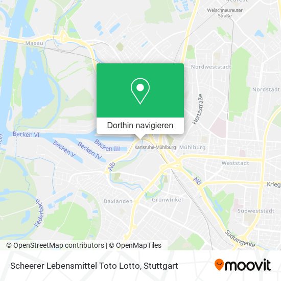 Scheerer Lebensmittel Toto Lotto Karte