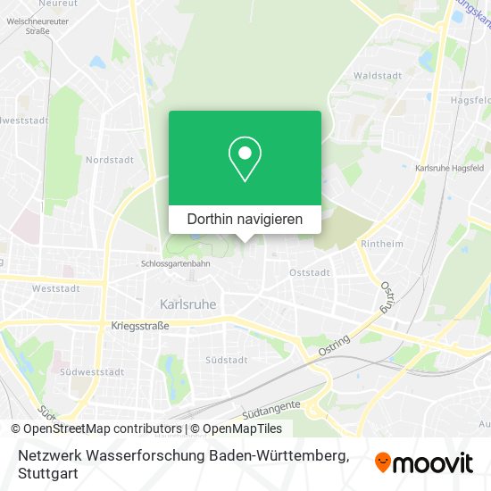 Netzwerk Wasserforschung Baden-Württemberg Karte