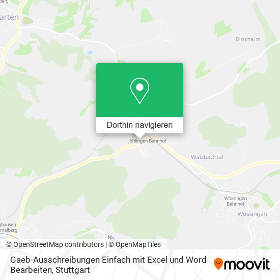 Gaeb-Ausschreibungen Einfach mit Excel und Word Bearbeiten Karte