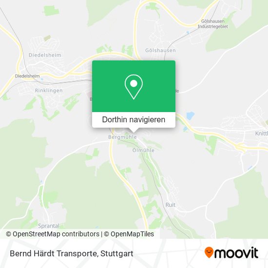 Bernd Härdt Transporte Karte