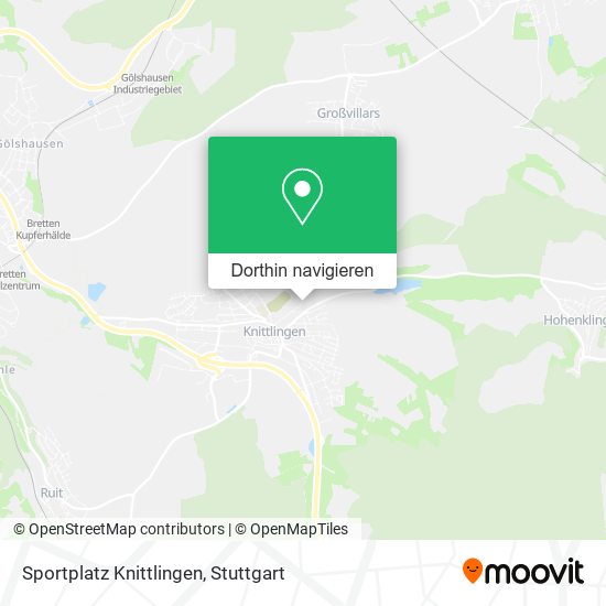 Sportplatz Knittlingen Karte