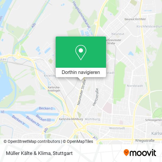 Müller Kälte & Klima Karte