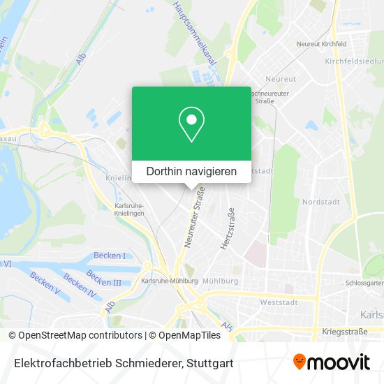 Elektrofachbetrieb Schmiederer Karte