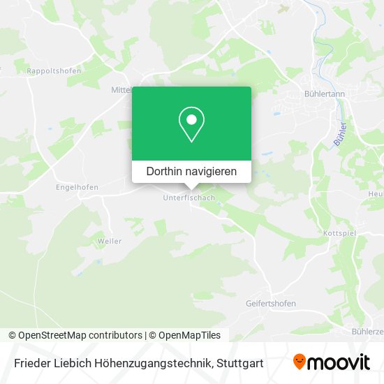 Frieder Liebich Höhenzugangstechnik Karte