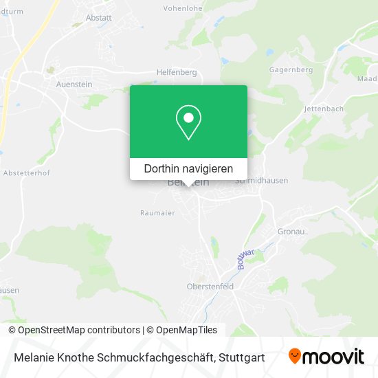 Melanie Knothe Schmuckfachgeschäft Karte