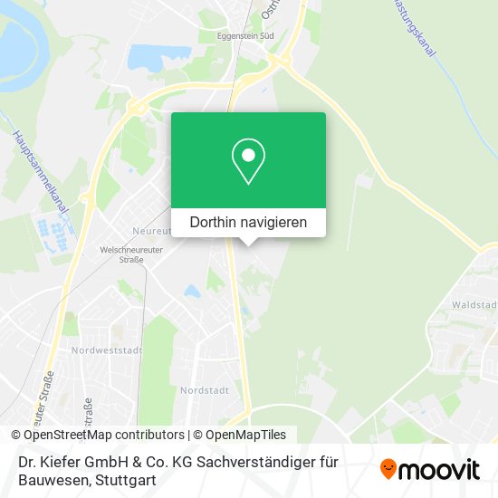 Dr. Kiefer GmbH & Co. KG Sachverständiger für Bauwesen Karte