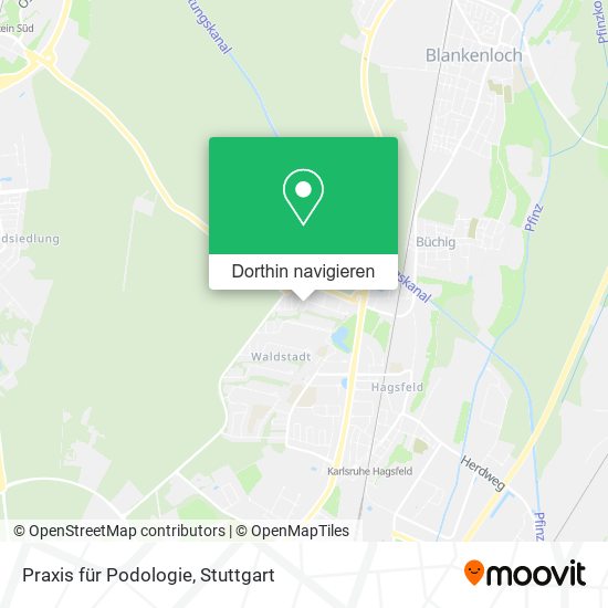 Praxis für Podologie Karte