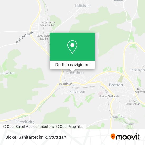 Bickel Sanitärtechnik Karte