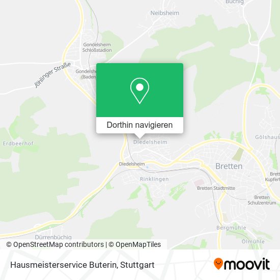 Hausmeisterservice Buterin Karte