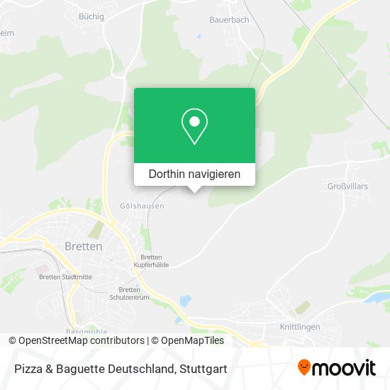 Pizza & Baguette Deutschland Karte