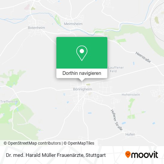 Dr. med. Harald Müller Frauenärzte Karte