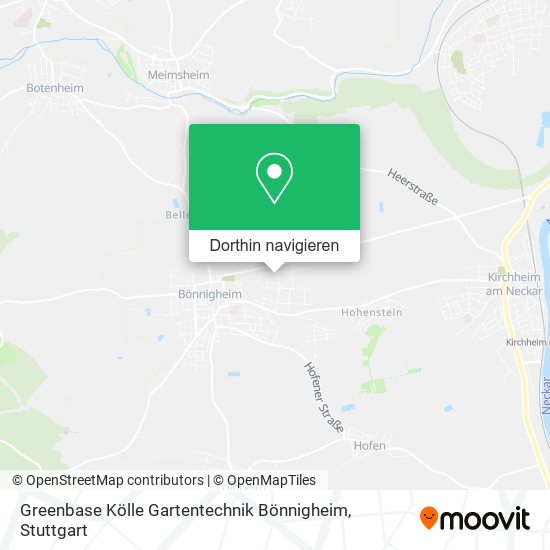 Greenbase Kölle Gartentechnik Bönnigheim Karte