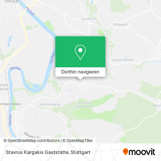 Stavros Kargakis Gaststätte Karte