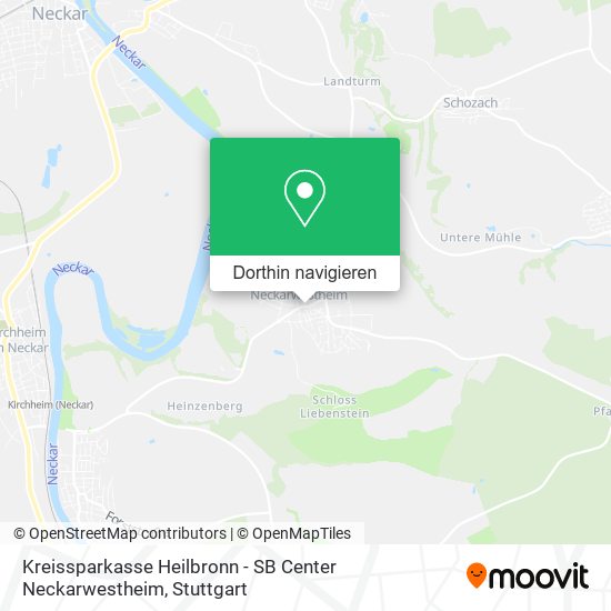 Kreissparkasse Heilbronn - SB Center Neckarwestheim Karte
