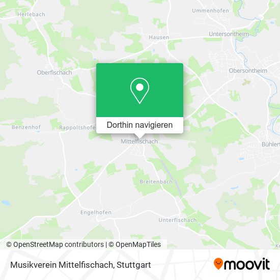 Musikverein Mittelfischach Karte