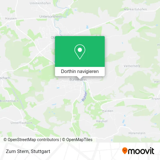 Zum Stern Karte