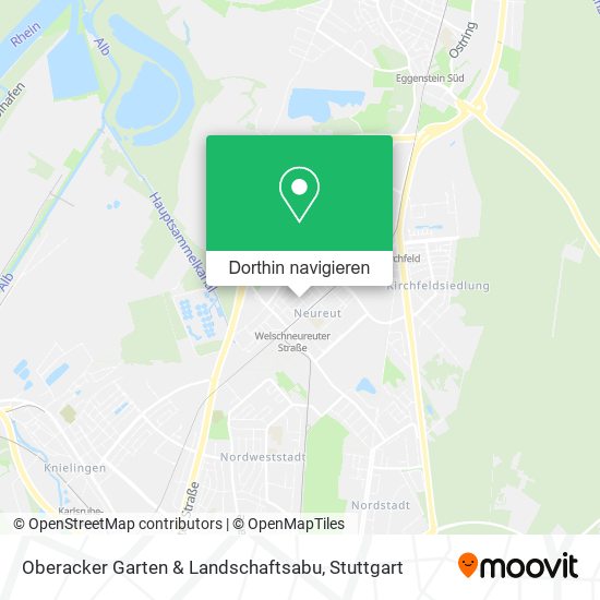Oberacker Garten & Landschaftsabu Karte
