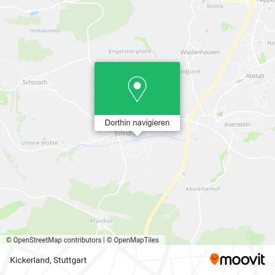 Kickerland Karte
