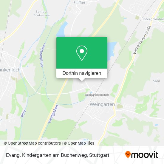 Evang. Kindergarten am Buchenweg Karte