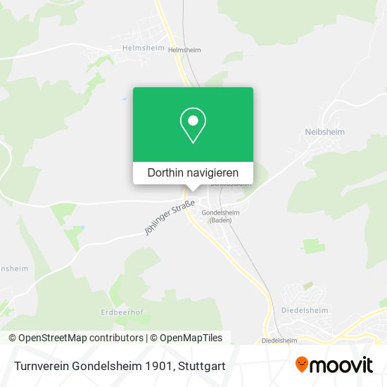 Turnverein Gondelsheim 1901 Karte