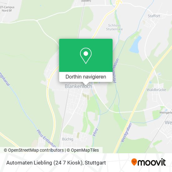 Automaten Liebling (24 7 Kiosk) Karte