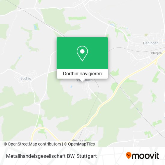 Metallhandelsgesellschaft BW Karte