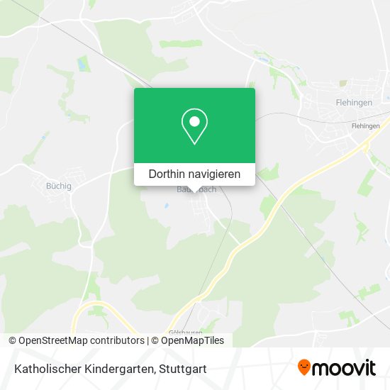 Katholischer Kindergarten Karte