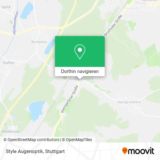 Style Augenoptik Karte