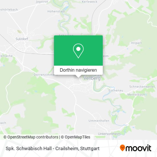 Spk. Schwäbisch Hall - Crailsheim Karte