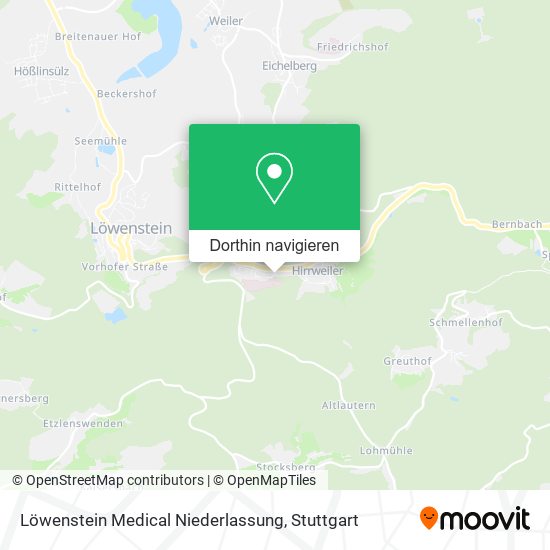 Löwenstein Medical Niederlassung Karte