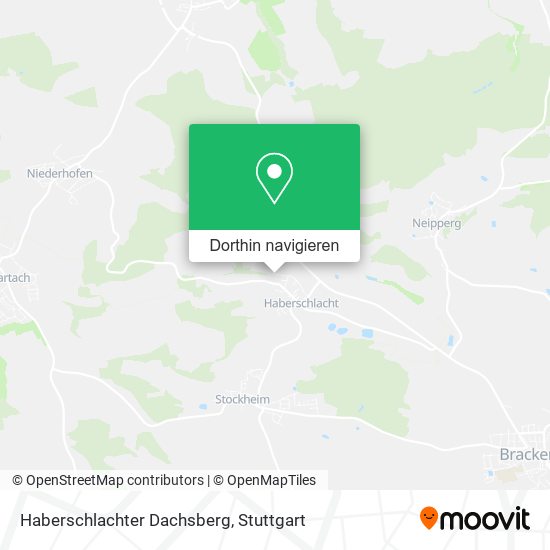 Haberschlachter Dachsberg Karte