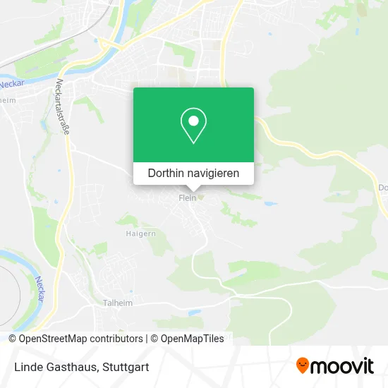 Linde Gasthaus Karte