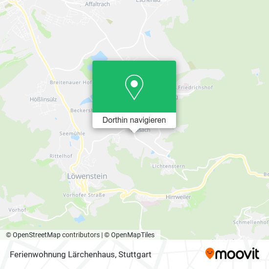 Ferienwohnung Lärchenhaus Karte