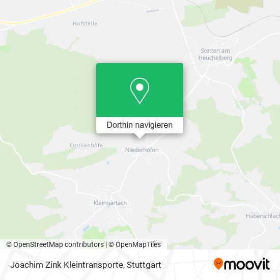 Joachim Zink Kleintransporte Karte