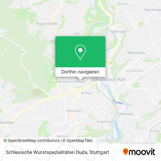 Schlesische Wurstspezialitäten Duda Karte