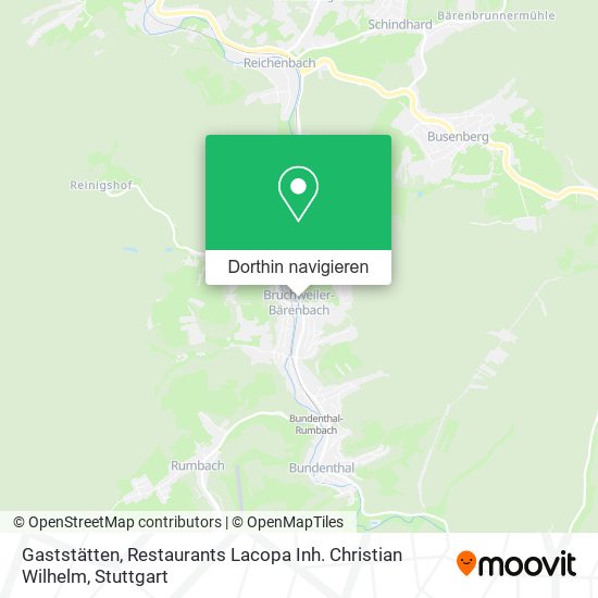 Gaststätten, Restaurants Lacopa Inh. Christian Wilhelm Karte