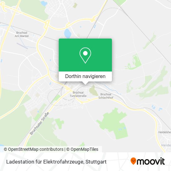 Ladestation für Elektrofahrzeuge Karte